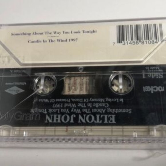 New Vintage Cassette Elton John Princess Diana Tribute 1997 Candle in the Wind - Picture 4 of 4